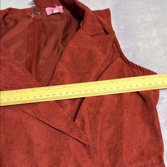 Miami Burgundy Wrap Mini Dress - Picture 7 of 12